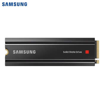 三星（SAMSUNG）1TB SSD固态硬盘 M.2接口(NVMe协议PCIe 4.0 x4) 980PROWithHeatsink(散热片版) MZ-V8P1T0CW