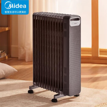 美的（Midea）NYX-G1 取暖器电暖器烤火炉油汀13片家用办公室干衣2200W恒温
