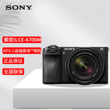 索尼（SONY）LCE-6700M APS-C微单相机数码Vlog视频 SEL18135镜头套装（AI智能芯片Alpha 6700/a6700) 专业套装