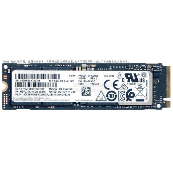 三星（SAMSUNG）1TB SSD固态硬盘 M.2接口(NVMe协议)R/PM9A1 M.2 2280 PCIe4.0×4 1TB OEM
