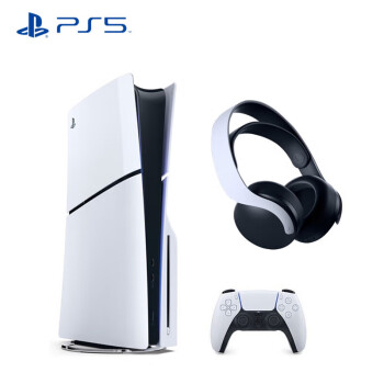 PlayStation索尼PS5 PlayStation5 高清蓝光电视体感游戏机 PS5国行光驱版 轻薄版 1TB（含PULSE 3D耳机组）