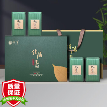 豫潭信阳毛尖2024新茶春茶绿茶高档商务茶叶礼盒价保特级嫩芽500g