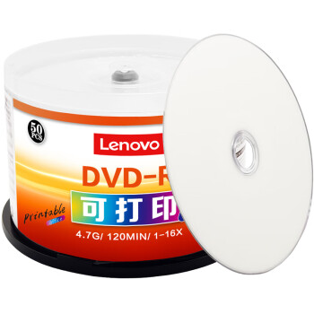 联想（lenovo）光盘 空白光盘 空白光盘/光碟/刻录盘 桶装50片