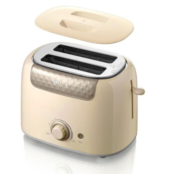 小熊（Bear）面包机 多士炉烤面包片器 全自动家用智能小型吐司机包边烤2片吐司 DSL-6921
