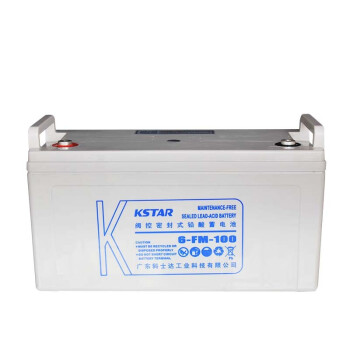 kstar科士达6-FM-100 UPS不间断电源12V100AH铅酸蓄电池免维护 乳白色  安装