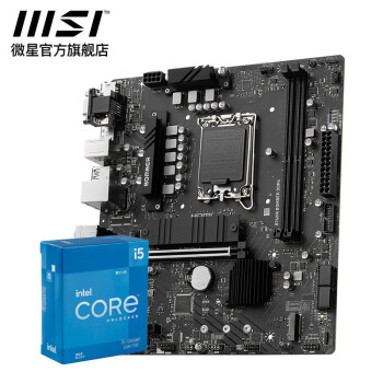 微星（MSI） B760M BOMBER WiFi DDR4主板+ Intel I5-13490F盒装【主板CPU套装】