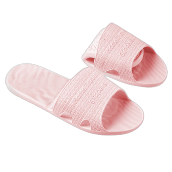 有时光可折叠拖鞋便携式旅游浴室防滑洗澡居家拖鞋女 粉色36-38