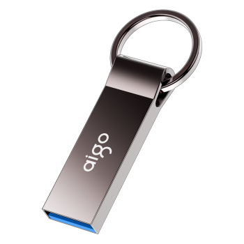 爱国者（aigo）128GB USB3.2 高速读写U盘 U310 Pro 金属U盘 学习办公 电脑通用 一体封装 防尘防水