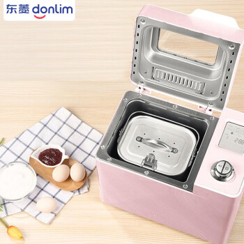 DonLim东菱烤面包机 厨师机 和面团3斤 大功率 揉面机 家用 全自动 智能投撒果料DL-JD08