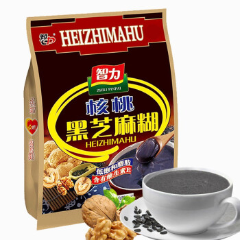 智力核桃黑芝麻糊700g/袋独立包装五谷代餐冲泡即食家庭装营养早餐