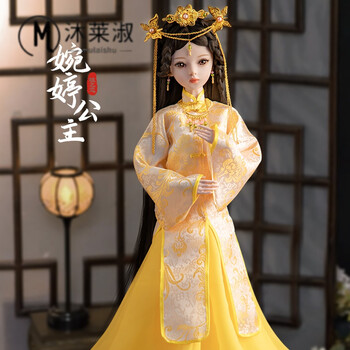 芭比娃娃十二星座60厘米娃之恋仿真女孩星座玩偶汉服古装古代风白人形