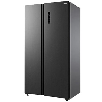 美的607升变频一级能效对开门双开门家用智能电冰箱节能无霜净味超薄可嵌入 BCD-607WKPZM(E）