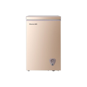 海信（Hisense）小冰柜100升 一级能效减霜 冷藏冷冻两用冷柜 单温小冰箱以旧换新 BD/BC-100NUD钛空金