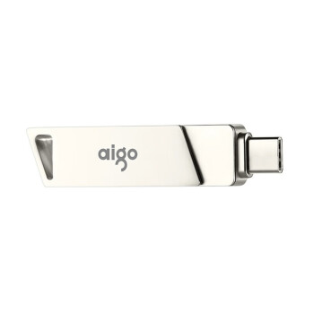 爱国者（aigo）U350  Type-C USB3.0 手机U盘  银色 双接口手机电脑用128GB