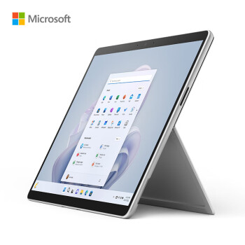 微软Surface Pro 9 二合一平板电脑i7/16G/256G 亮铂金 13英寸平板笔记本电脑(含皮套+膜+精巧鼠标)