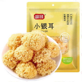 富昌食品 银耳145g/袋 古田特产银耳干货整朵银耳干 3袋起售