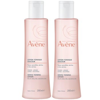 雅漾（Avene）舒润柔肤水200ML*2 温和清爽 补水保湿舒缓修护敏感 爽肤水化妆水