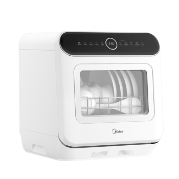 美的（Midea）洗碗机台式M10 高温除菌 新风干燥 双层碗篮 海鲜水果洗 家用易安装 京东小家智能生态