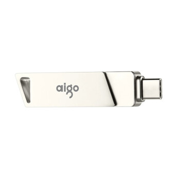 爱国者（ aigo） Type-C USB3.1 手机U盘 U350 银色 双接口手机电脑用 64GB 