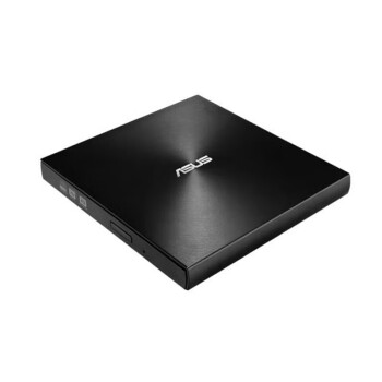 ASUS 8倍速外置DVD刻录机 移动光驱支持 USB/Type-C接口 黑色