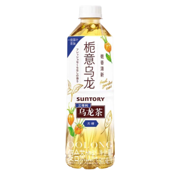 三得利（Suntory） 栀意乌龙茶饮料500ml*15瓶 整箱装 无糖0脂