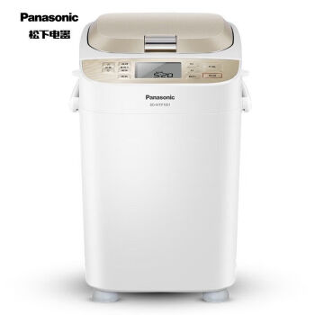 松下（Panasonic）变频面包机 家用全自动小型和面发酵揉面多功能肉松机烤面包机 SD-PT1001