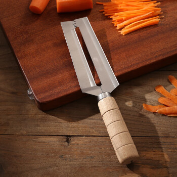鑫德睿榉木厨房不锈钢多用削皮刀W-365削皮刀