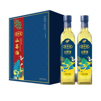 【中粮出品】中粮福临门 营养家山茶油750ml*2瓶 物理