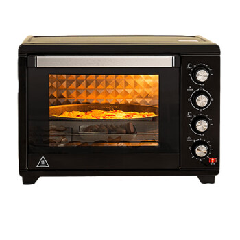 QKEJQ烤箱烘焙多功能全自动大容量电烤箱38升一体机   38L带削盘