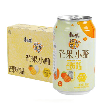 康师傅 芒果小酪310ml*24罐/箱 果味饮料聚会活动夏日饮品