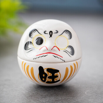 陶瓷不倒翁达摩不倒翁猫日式杂货寿司料理店装饰品日本摆件陶瓷家居