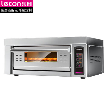 乐创（lecon）商用烤箱大型专业电烤箱大容量 披萨面包蛋糕月饼烘焙烤箱一层两盘 LC-KS102