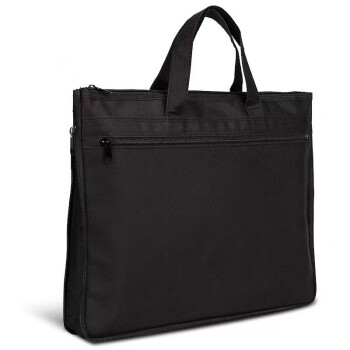YC双层事务包 文件包 拉链袋 会议包 公文包 便携 帆布黑10个装/包