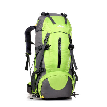 户外尖锋（HU WAI JIAN FENG）户外登山包大容量防泼水休闲双肩包徒步旅行背包45+5L浅绿色