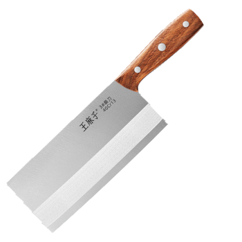 王麻子菜刀刀具 厨师专用3号桑刀 切菜切肉锻打厨刀