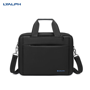 LYALPH301商务电脑包定制公文包手提男士公务包文件包14吋黑