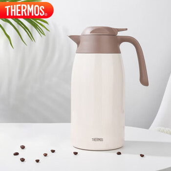 膳魔师（THERMOS）保温壶2000ML高真空不锈钢商务家用大容量热水壶THX-2000 WH