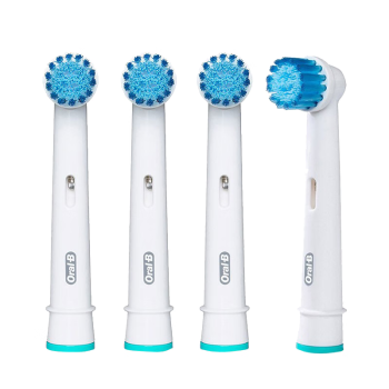 欧乐B（Oral-B） 成人柔软敏感型电动牙刷头4支装 适配成人2D/3D全部型号  EB17-4 