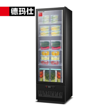 德玛仕（DEMASHI）食品留样柜  单位学校公司幼儿园食堂保鲜冷藏展示陈列柜230升 LG-300ZH1(工程款）