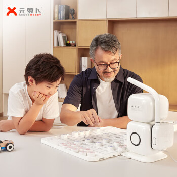 SENSEROBOT元萝卜AI下棋机器人商汤科技 儿童早教学习中国象棋机器人 智能对话陪伴机器人金标版赠耳机音响