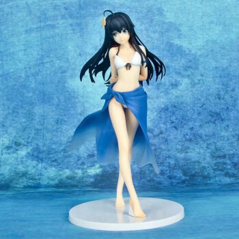 夏日泳装手办站姿美少女雪之下模型公仔摆件动漫周边 雪乃(高20cm)