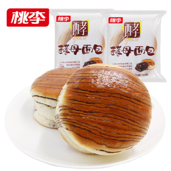 桃李桃李天然酵母面包巧克力味600g