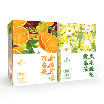 茶茶一季 花果茶 凤梨桂花雪梨茶（20g*6泡）*2盒 泡水喝的饮品