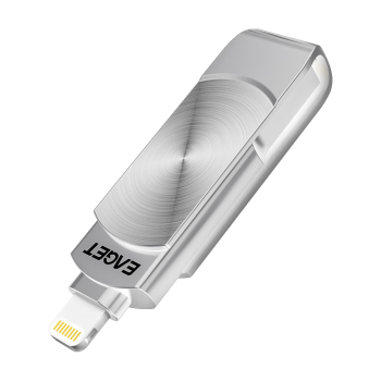 忆捷（EAGET）128GB Lightning USB3.0苹果U盘i66苹果官方MFI认证一键备份iphone/ipad手机电脑两用优盘