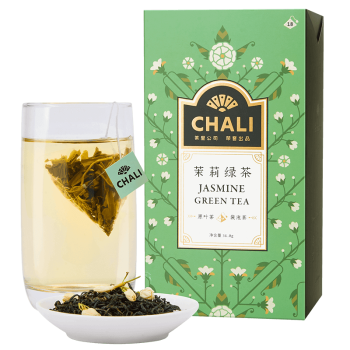 CHALI茶里公司 茶叶 茉莉绿茶36g茶包袋泡茶茉莉花茶绿茶组合 18包/盒