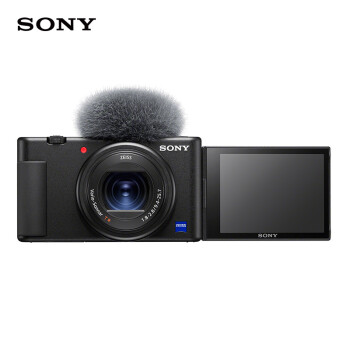 索尼（SONY）ZV-1 Vlog数码相机 4K视频/美肤拍摄/强悍对焦（ZV1）黑色