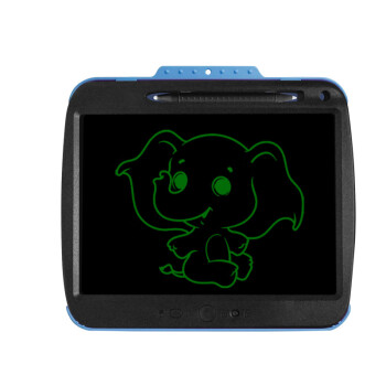 吉瑞恩斯（JARANCE）液晶写字板儿童彩色小画板 9吋可充电透明款黑色-单色（其他颜色联系客服）