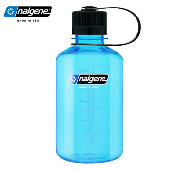 乐基因（Nalgene）美国进口水壶户外运动健身便携塑料窄口水杯子500ml