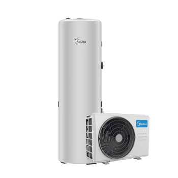 美的（Midea）空气能热水器家用150升电辅加热75℃E+蓝钻内胆水电分离智能WiFi热水王KF71/150L-X2-D-(E3)