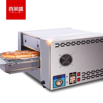 喜莱盛烤箱商用披萨烤炉履带链条 燃气型直热大容量商用烤箱 FGP-12